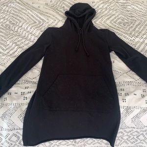Black hoodie dress